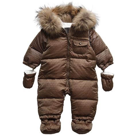 fendi baby boy snowsuit|fendi designer baby sale.